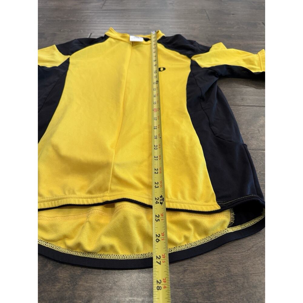 Pearl Izumi Mens Yellow Reflective 3/4 Zip Ultra Sensor Cycling Jersey Size L - Picture 8 of 10